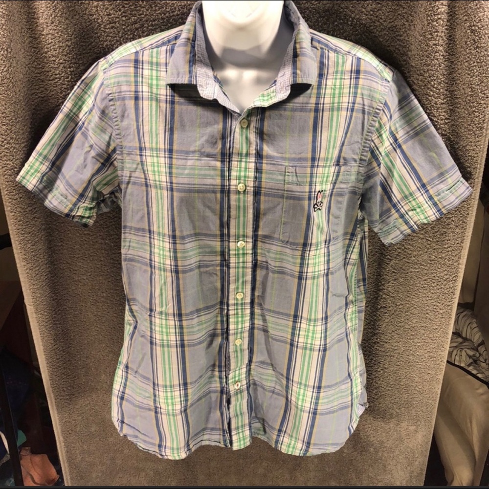 Psycho Bunny Short Sleeve button down.